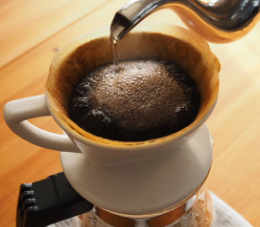 コーヒーの抽出　3湯目