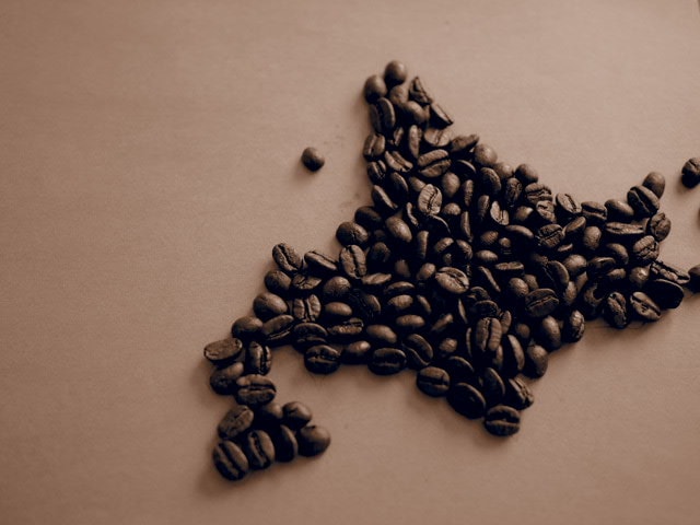 コーヒー豆　北海道シルエット