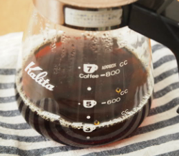 コーヒーの抽出　サーバー